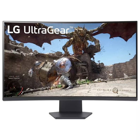 LG UltraGear 32GS60QC-B, 32 Zoll Curved Gaming Monitor, 180Hz, VA, AMD FreeSync
