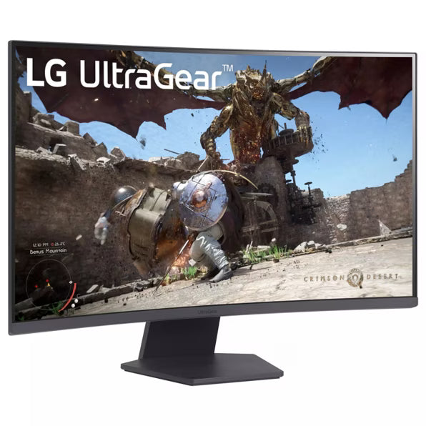 LG UltraGear 32GS60QC-B, 32 Zoll Curved Gaming Monitor, 180Hz, VA, AMD FreeSync