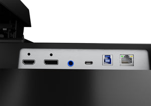 iiyama ProLite XUB3293UHSN‑B5 31.5” 4K IPS Monitor – 3840×2160, 60 Hz, 4 ms GtG, USB‑C Dock + KVM Switch, RJ45, Dual 3 W Speakers, Flicker-Free, VESA Mount – Black