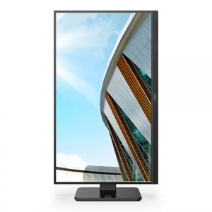 AOC 27P2Q 27” QHD IPS Monitor – 2560×1440, 75Hz, 4ms GtG, AdaptiveSync, Frameless, Full Ergonomics, VESA Mount, Built-in Speakers – Black
