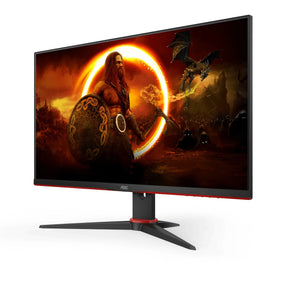 AOC Gaming 24G2SPAE 24” Full HD 165Hz IPS Gaming Monitor – 1920×1080, 1ms MPRT, Adaptive Sync, 125% sRGB, Ultra-Slim Frameless Design, HDMI/DP/VGA, VESA Mount – Black