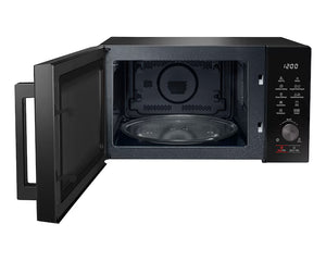 Samsung MG28F303TAK/EC Microwave Oven with Grill, 28L Capacity, 900W Microwave / 1500W Grill, 6 Power Levels, Ceramic Interior, Black