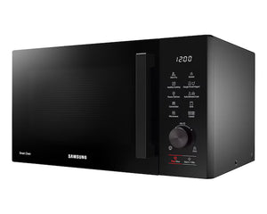 Samsung MG28F303TAK/EC Microwave Oven with Grill, 28L Capacity, 900W Microwave / 1500W Grill, 6 Power Levels, Ceramic Interior, Black