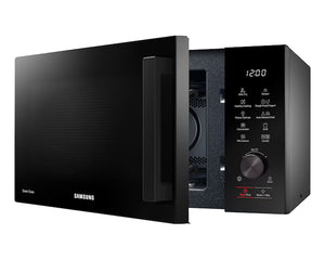 Samsung MG28F303TAK/EC Microwave Oven with Grill, 28L Capacity, 900W Microwave / 1500W Grill, 6 Power Levels, Ceramic Interior, Black