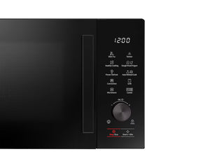 Samsung MG28F303TAK/EC Microwave Oven with Grill, 28L Capacity, 900W Microwave / 1500W Grill, 6 Power Levels, Ceramic Interior, Black