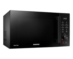 Samsung MG28F303TAK/EC Microwave Oven with Grill, 28L Capacity, 900W Microwave / 1500W Grill, 6 Power Levels, Ceramic Interior, Black