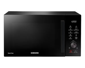 Samsung MG28F303TAK/EC Microwave Oven with Grill, 28L Capacity, 900W Microwave / 1500W Grill, 6 Power Levels, Ceramic Interior, Black
