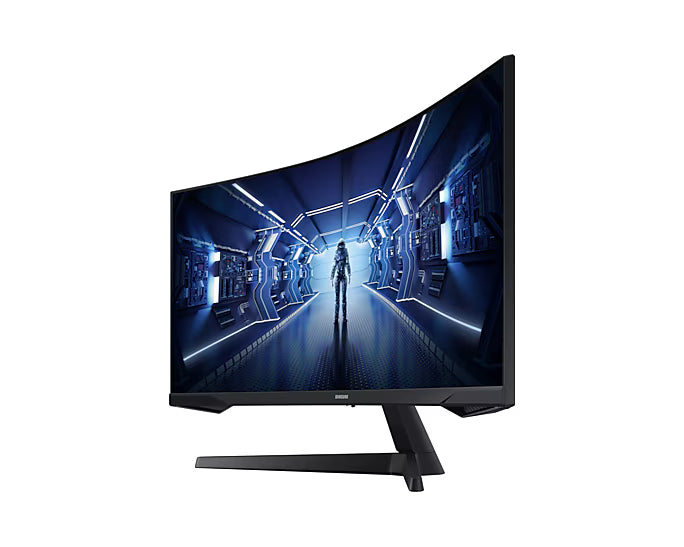 Samsung Gaming Monitor G5 C34G55TWWP zoll, 34 Inch, VA Panel, UWQHD Resolution, AMD FreeSync Premium, Curvature 1000R, Refresh Rate 165Hz, Response Time 1ms (MPRT), Black