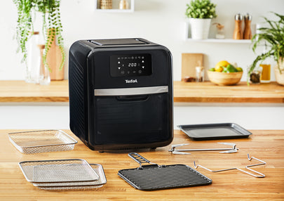 Tefal FW5018 Easy Fry Oven & Grill 9-in-1 Air Fryer, 11L Capacity for 6 Servings, 8 Cooking Programs, 7 Accessories, Online Recipes, Oil-Free Healthy Cooking