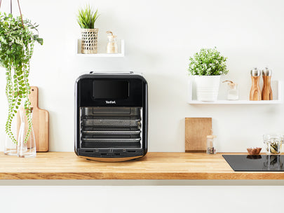 Tefal FW5018 Easy Fry Oven & Grill 9-in-1 Air Fryer, 11L Capacity for 6 Servings, 8 Cooking Programs, 7 Accessories, Online Recipes, Oil-Free Healthy Cooking