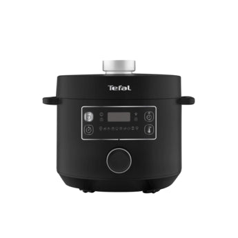 Tefal Turbo Cuisine CY7548 Multicooker, 10 Automatic Programs, Spherical Pot Technology, Non-Stick Bowl, Pressure Cooking & Slow Cooking, Intuitive Control Interface
