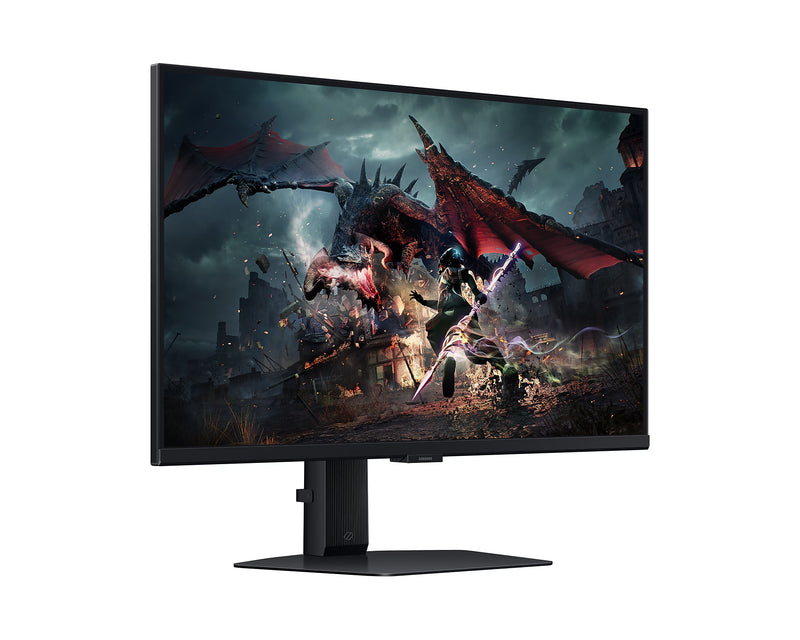 Samsung Odyssey G50D 27” QHD IPS Gaming Monitor – 2560×1440, 180Hz, 1ms (GtG), HDR10, AMD FreeSync Premium, HDMI, DisplayPort, Eye Saver, Flicker-Free, VESA Mount, Tilt Stand – Black