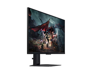 Samsung Odyssey G50D 27” QHD IPS Gaming Monitor – 2560×1440, 180Hz, 1ms (GtG), HDR10, AMD FreeSync Premium, HDMI, DisplayPort, Eye Saver, Flicker-Free, VESA Mount, Tilt Stand – Black