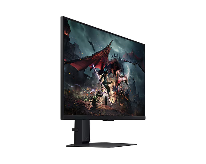 Samsung Odyssey G50D 27” QHD IPS Gaming Monitor – 2560×1440, 180Hz, 1ms (GtG), HDR10, AMD FreeSync Premium, HDMI, DisplayPort, Eye Saver, Flicker-Free, VESA Mount, Tilt Stand – Black