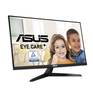 ASUS VY279HE 27” Full HD IPS Eye Care Monitor – 1920×1080, 75Hz, 1ms (MPRT), Adaptive Sync, Eye Care+, HDMI, VGA (D-Sub), Flicker-Free, Blue Light Filter, Antibacterial Bezel, VESA Mount – Black