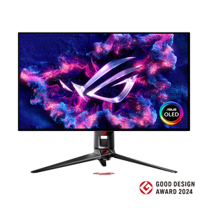 ASUS ROG Swift 32 4K OLED Gaming Monitor PG32UCDP - WOLED Dual Mode 4K 240Hz FHD 480Hz 0.03ms G-SYNC Compatible Custom Heatsink AI Gaming 99 DCI-P3 True 10-bit USB-C 90W