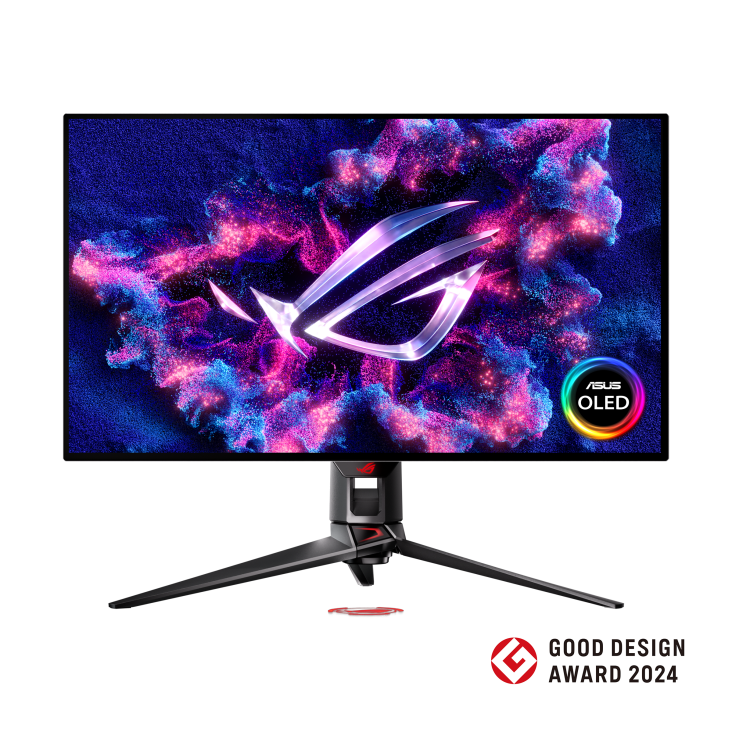 ASUS ROG Swift 32 4K OLED Gaming Monitor PG32UCDP - WOLED Dual Mode 4K 240Hz FHD 480Hz 0.03ms G-SYNC Compatible Custom Heatsink AI Gaming 99 DCI-P3 True 10-bit USB-C 90W