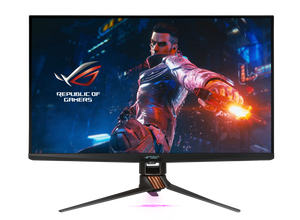 ASUS ROG Swift 32” 4K HDR Gaming Monitor - 144Hz DSC, UHD (3840 x 2160) PC Monitor, Mini-LED IPS with G-SYNC Ultimate, Local Dimming, Ideal for Desktop and Computer Monitor Black - - PG32UQX