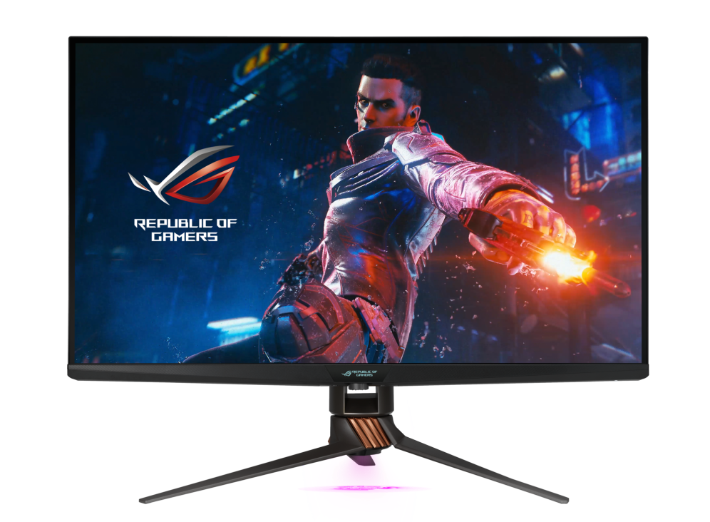 ASUS ROG Swift 32” 4K HDR Gaming Monitor - 144Hz DSC, UHD (3840 x 2160) PC Monitor, Mini-LED IPS with G-SYNC Ultimate, Local Dimming, Ideal for Desktop and Computer Monitor Black - - PG32UQX