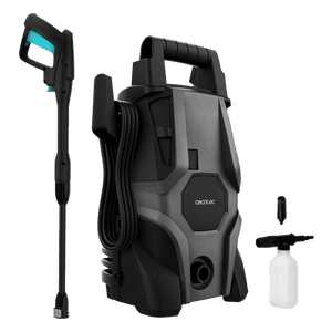 Cecotec Hochdruckreiniger HydroBoost 1400 Essential, 1400 W, Zuhause, Garten oder Auto, Durchfluss von 426 l/h, Druck von 105 bar, Aluminium-Pumpe, Aktionsradius 9 m, Multicolor