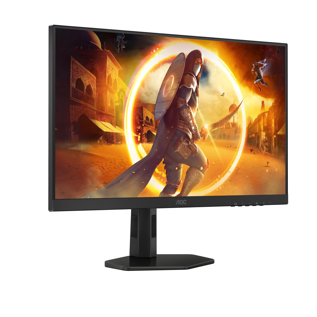 AOC Gaming Q27G4XF 27” QHD Fast IPS Monitor – 2560×1440, 180Hz, 0.5ms, HDR10, Adaptive Sync, Height Adjustable, Frameless – Black