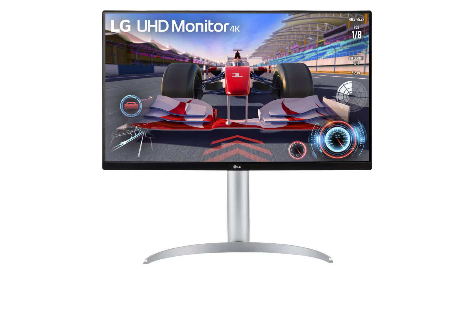 LG UltraFine 27UQ750-W 27” 4K UHD IPS Monitor – 3840×2160, 144Hz (VRR), USB-C with 65W PD, HDR10, AMD FreeSync, DisplayPort, HDMI 2.1, sRGB 99%, Ergonomic Stand, VESA Mount – White/Silver