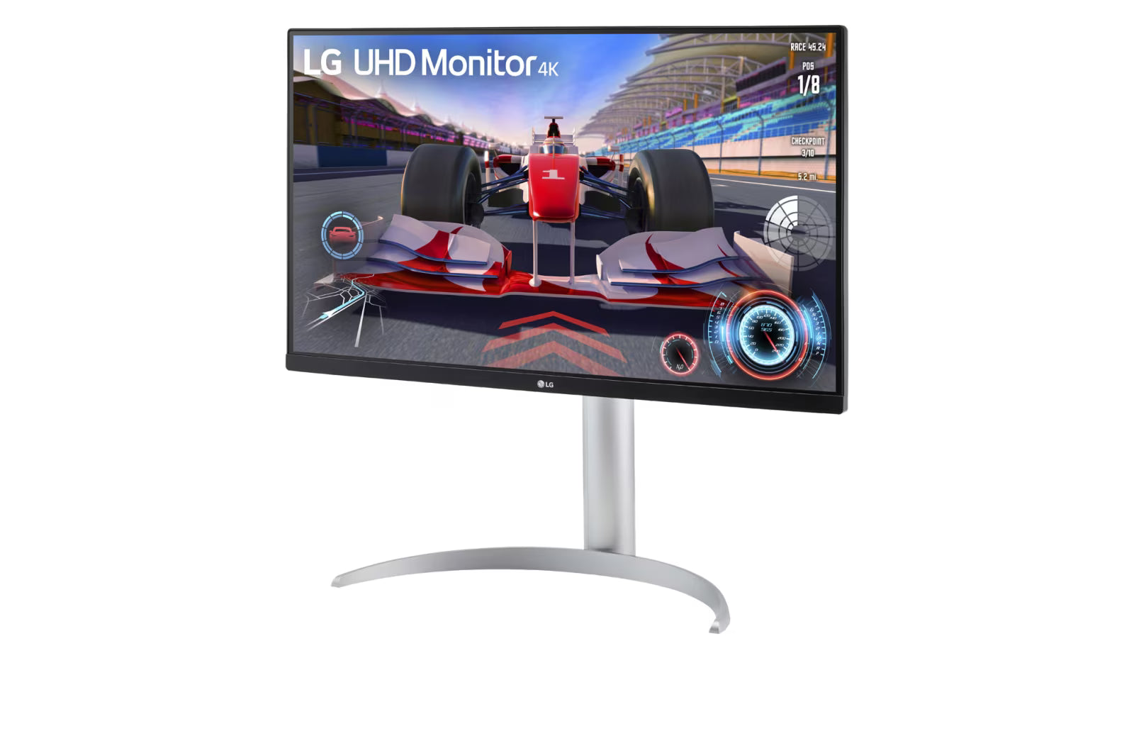 LG UltraFine 27UQ750-W 27” 4K UHD IPS Monitor – 3840×2160, 144Hz (VRR), USB-C with 65W PD, HDR10, AMD FreeSync, DisplayPort, HDMI 2.1, sRGB 99%, Ergonomic Stand, VESA Mount – White/Silver