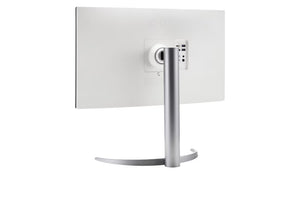 LG UltraFine 27UQ750-W 27” 4K UHD IPS Monitor – 3840×2160, 144Hz (VRR), USB-C with 65W PD, HDR10, AMD FreeSync, DisplayPort, HDMI 2.1, sRGB 99%, Ergonomic Stand, VESA Mount – White/Silver