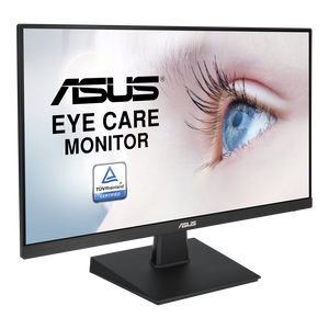 ASUS Eye Care VZ24EHF - 24” Full HD IPS Monitor – 1920×1080, 75Hz, 5ms, Flicker-Free, Low Blue Light, HDMI/VGA, VESA Mount – Black
