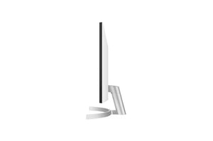 LG 27UL500-W 27” 4K UHD IPS Monitor – 3840×2160, HDR10, sRGB 98%, AMD FreeSync, HDMI, DisplayPort, VESA Mount, Tilt Stand – White