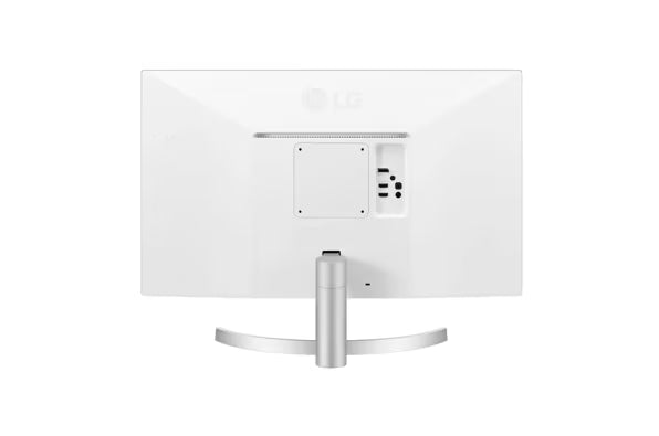 LG 27UL500-W 27” 4K UHD IPS Monitor – 3840×2160, HDR10, sRGB 98%, AMD FreeSync, HDMI, DisplayPort, VESA Mount, Tilt Stand – White