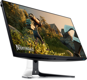 Alienware AW2723DF 27” QHD Fast IPS Gaming Monitor – 2560×1440, 280Hz (OC), 1ms (GtG), NVIDIA G-SYNC Compatible, AMD FreeSync Premium Pro, VESA DisplayHDR 600, sRGB 100%, USB Hub, Adjustable Stand, VESA Mount – Lunar Light