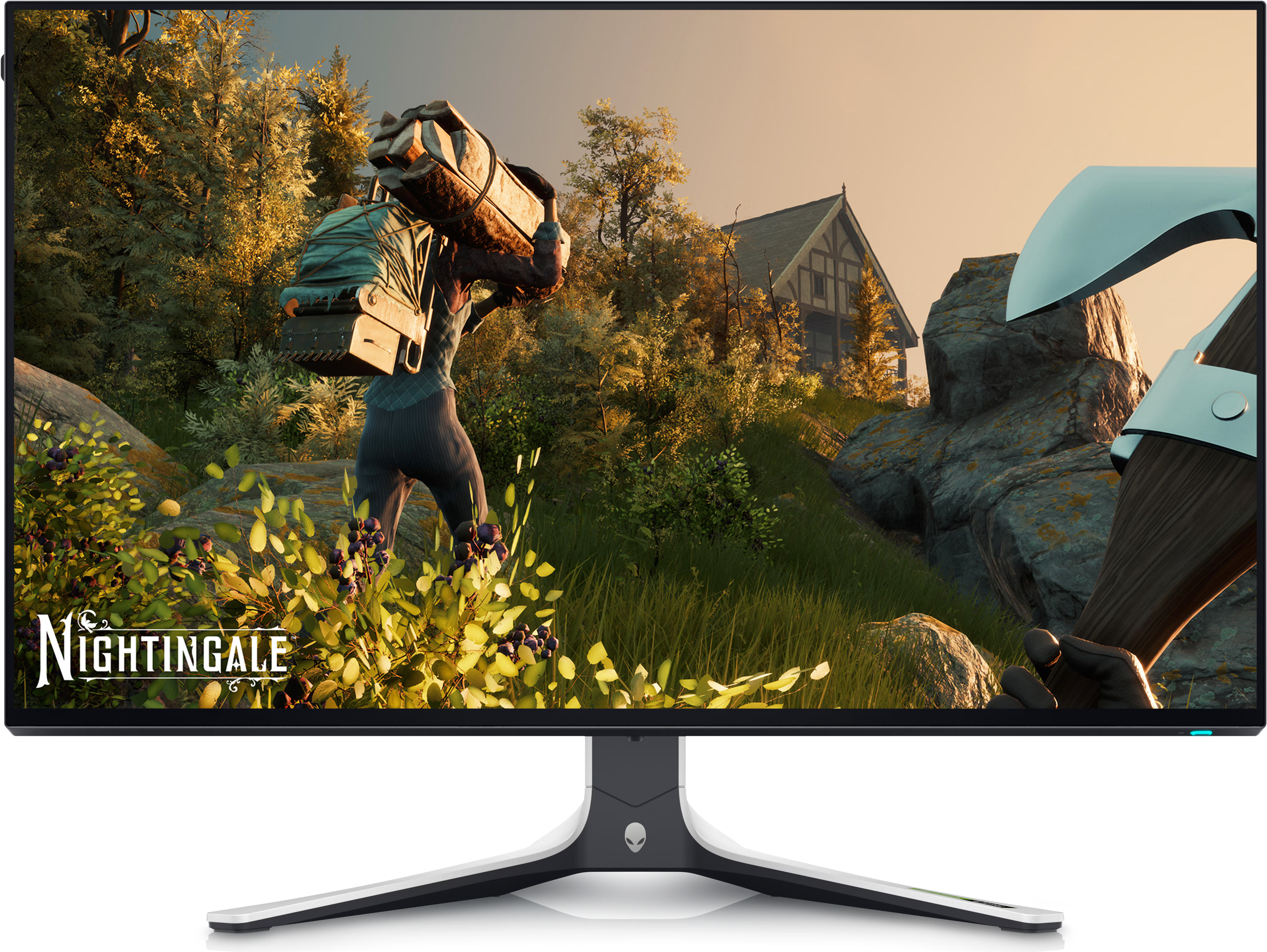 Alienware AW2723DF 27” QHD Fast IPS Gaming Monitor – 2560×1440, 280Hz (OC), 1ms (GtG), NVIDIA G-SYNC Compatible, AMD FreeSync Premium Pro, VESA DisplayHDR 600, sRGB 100%, USB Hub, Adjustable Stand, VESA Mount – Lunar Light