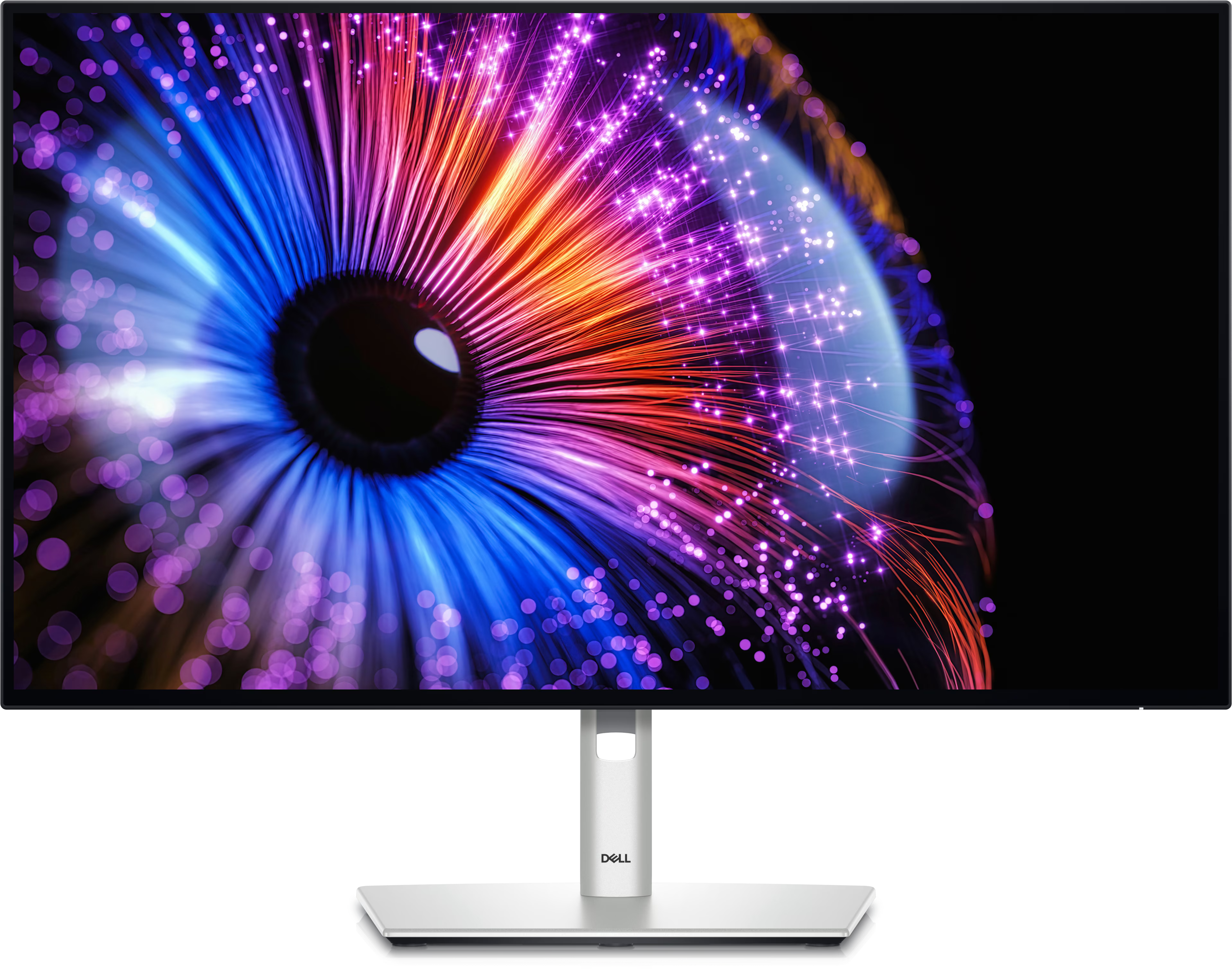 Dell UltraSharp U2724DE 27” QHD IPS Black Thunderbolt Hub Monitor – 2560×1440, 120Hz, USB-C + Thunderbolt 4 with 90W PD, DisplayHDR 400, 100% sRGB, 98% DCI-P3, RJ45 Ethernet, ComfortView Plus, KVM, VESA Mount – Silver & Black