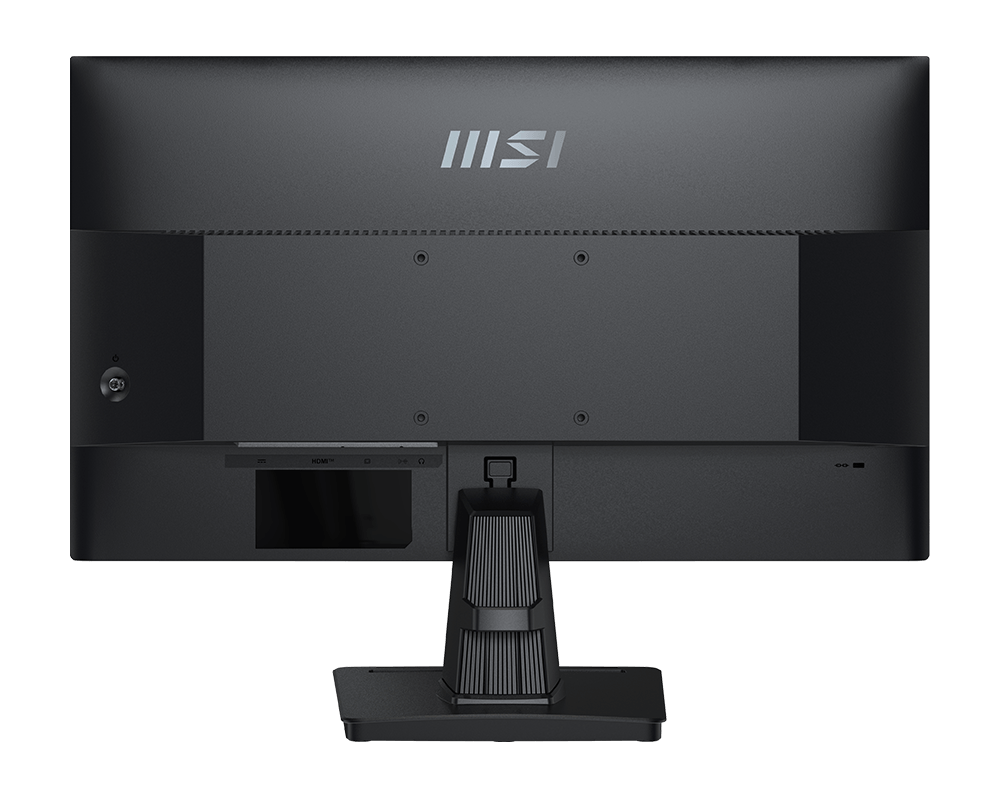 MSI PRO MP275 27” Full HD Business Monitor – 1920×1080, 75Hz, IPS Panel, Eye Comfort Certified, Anti-Flicker, Low Blue Light, HDMI, VGA, VESA Mount, Tilt Stand – Black