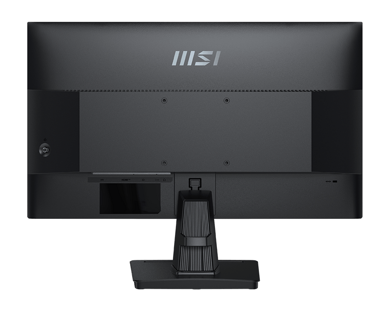 MSI PRO MP275 27” Full HD Business Monitor – 1920×1080, 75Hz, IPS Panel, Eye Comfort Certified, Anti-Flicker, Low Blue Light, HDMI, VGA, VESA Mount, Tilt Stand – Black