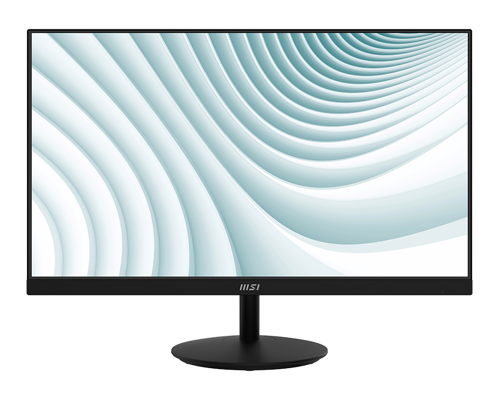 MSI PRO MP271A 27” Full HD Business Monitor – 1920×1080, 75Hz, IPS Panel, Eye Comfort, Anti-Flicker, Low Blue Light, HDMI, VGA, VESA Mount, Tilt Stand – Black