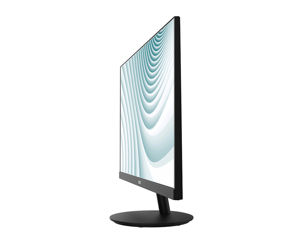 MSI PRO MP271A 27” Full HD Business Monitor – 1920×1080, 75Hz, IPS Panel, Eye Comfort, Anti-Flicker, Low Blue Light, HDMI, VGA, VESA Mount, Tilt Stand – Black
