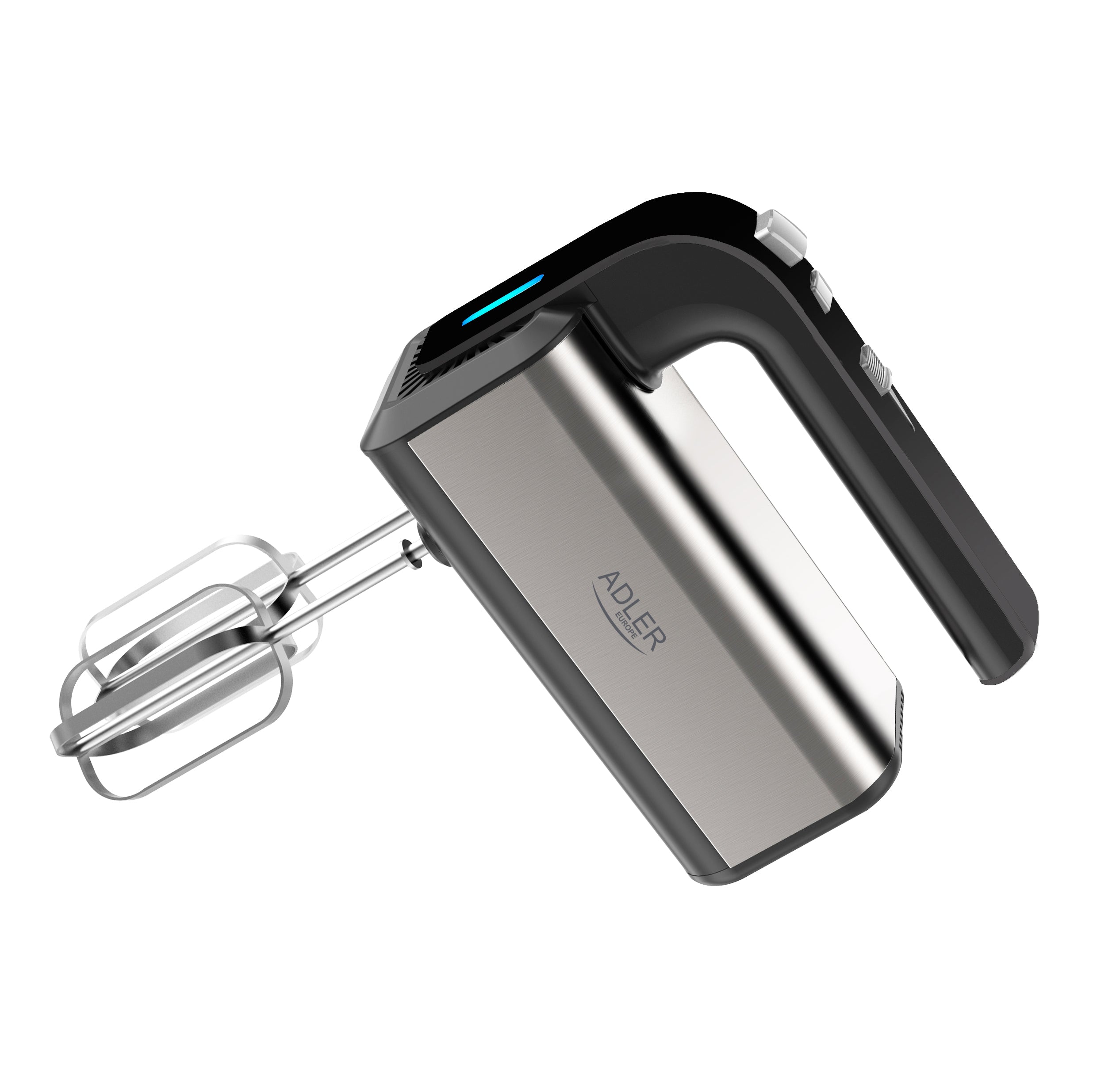 Adler AD 4225 INOX Hand Blender, 800W, 3-in-1 Multifunction Kitchen Mixer, Stainless Steel Stick Blender with Attachments, Black/Silver