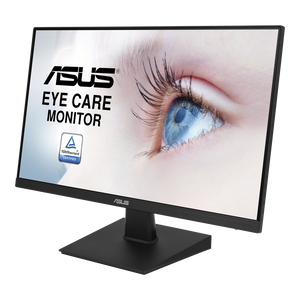 ASUS Eye Care VZ24EHF - 24” Full HD IPS Monitor – 1920×1080, 75Hz, 5ms, Flicker-Free, Low Blue Light, HDMI/VGA, VESA Mount – Black